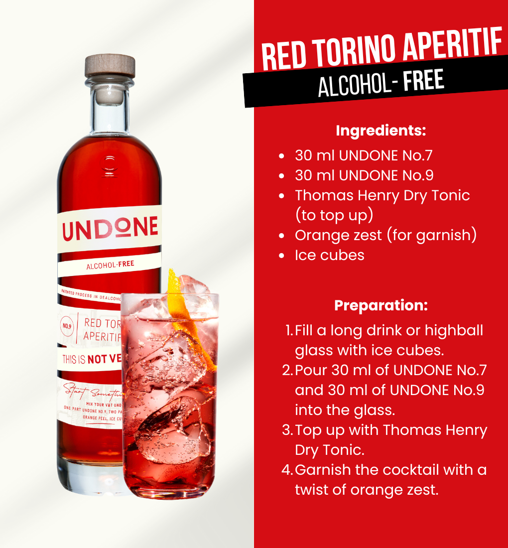 UNDONE NO. 9 RED TORINO APERITIF | NOT VERMOUTH