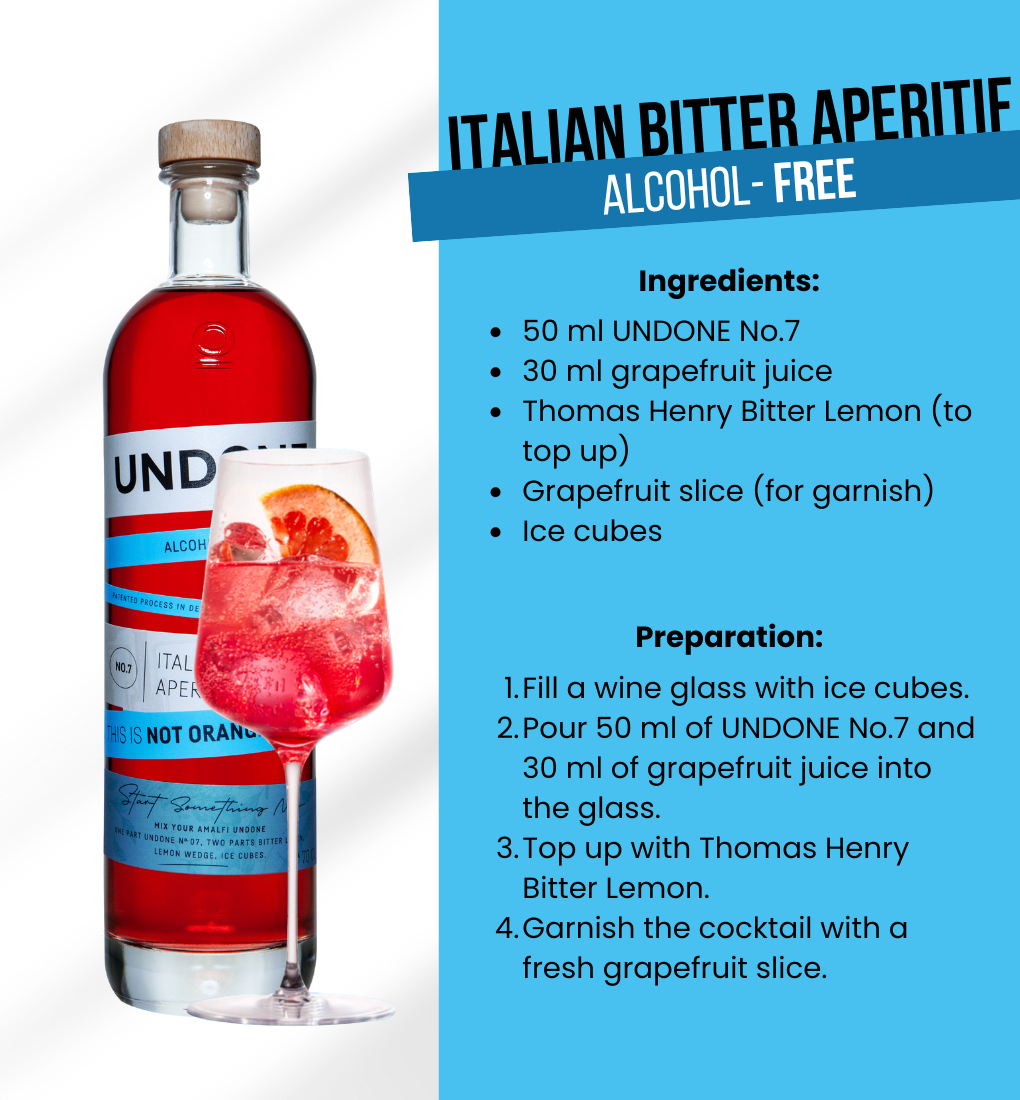 UNDONE NO. 7 ITALIAN BITTER APERITIF | NOT ORANGE BITTER