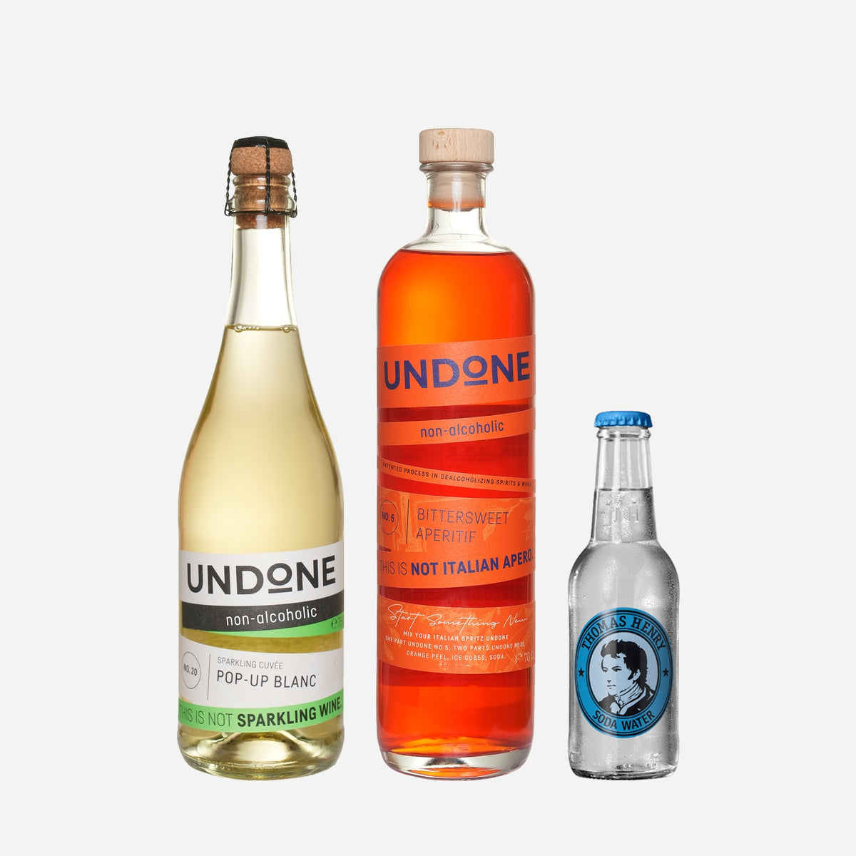 Undonge Non-Alcoholic Italian Spritz Set | Aperitif + Sparkling | UNDONE