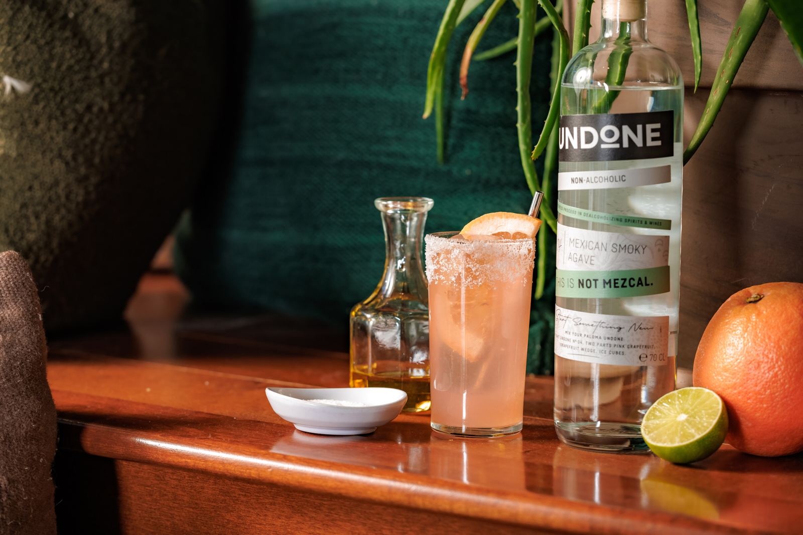 UNDONE No. 14 Smoky Paloma bottle and serve