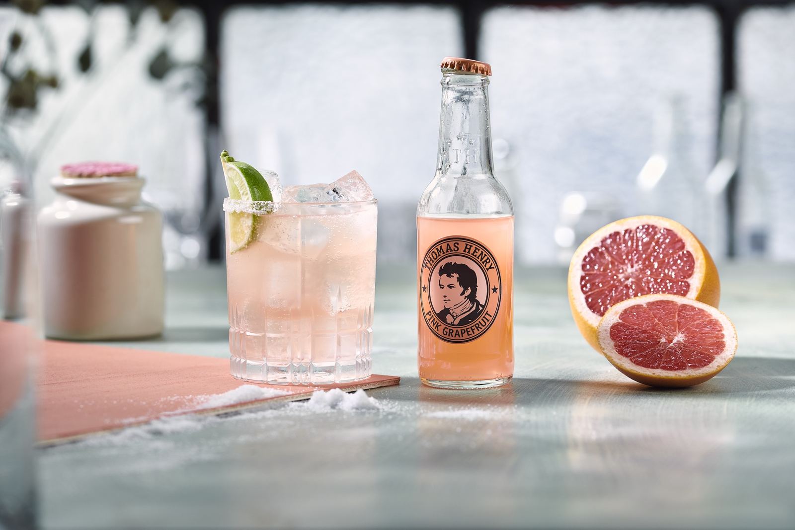 Thomas Henry Pink Grapefruit Paloma lifestyle