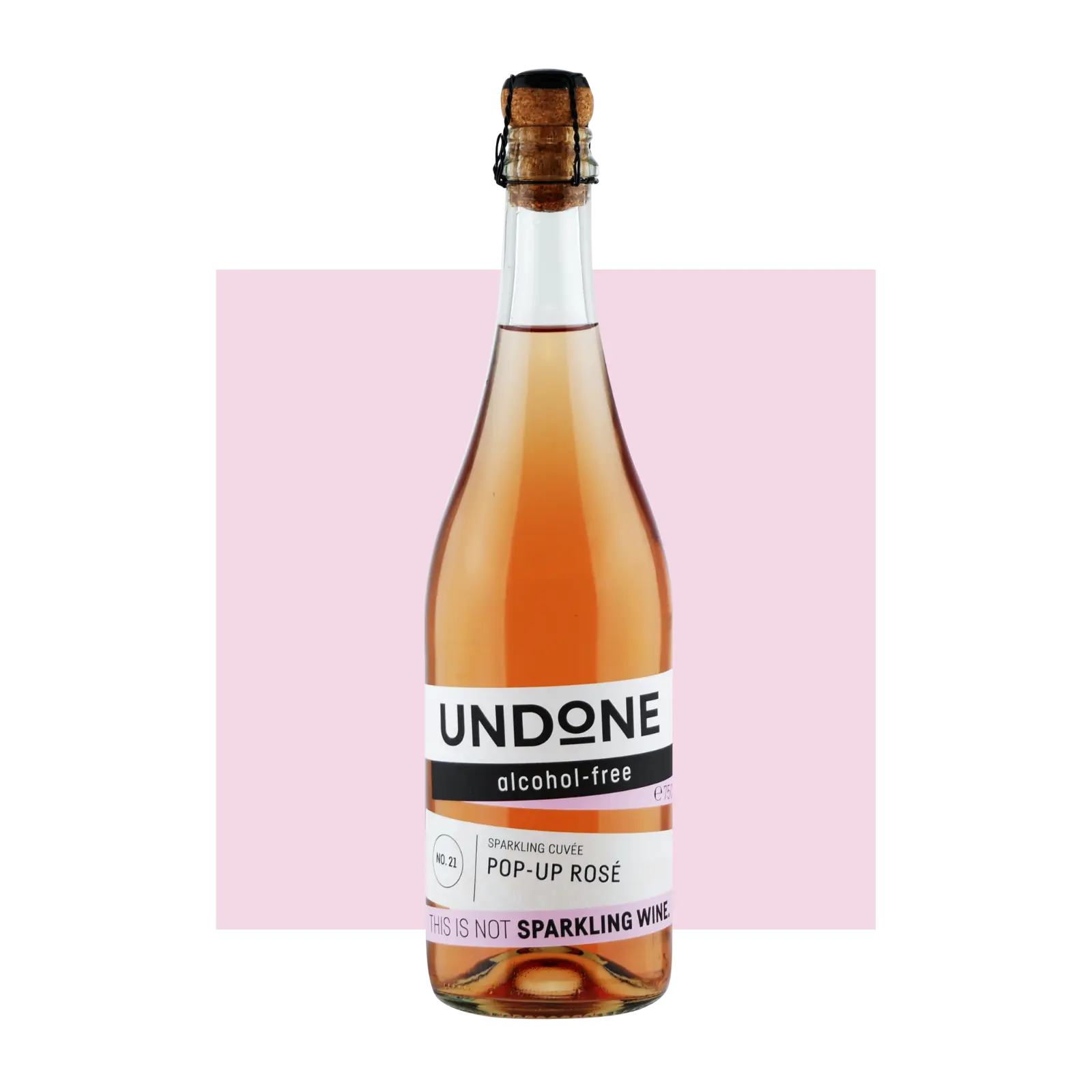Ein Flasche Undone No. 21 Not Sparkling Wine