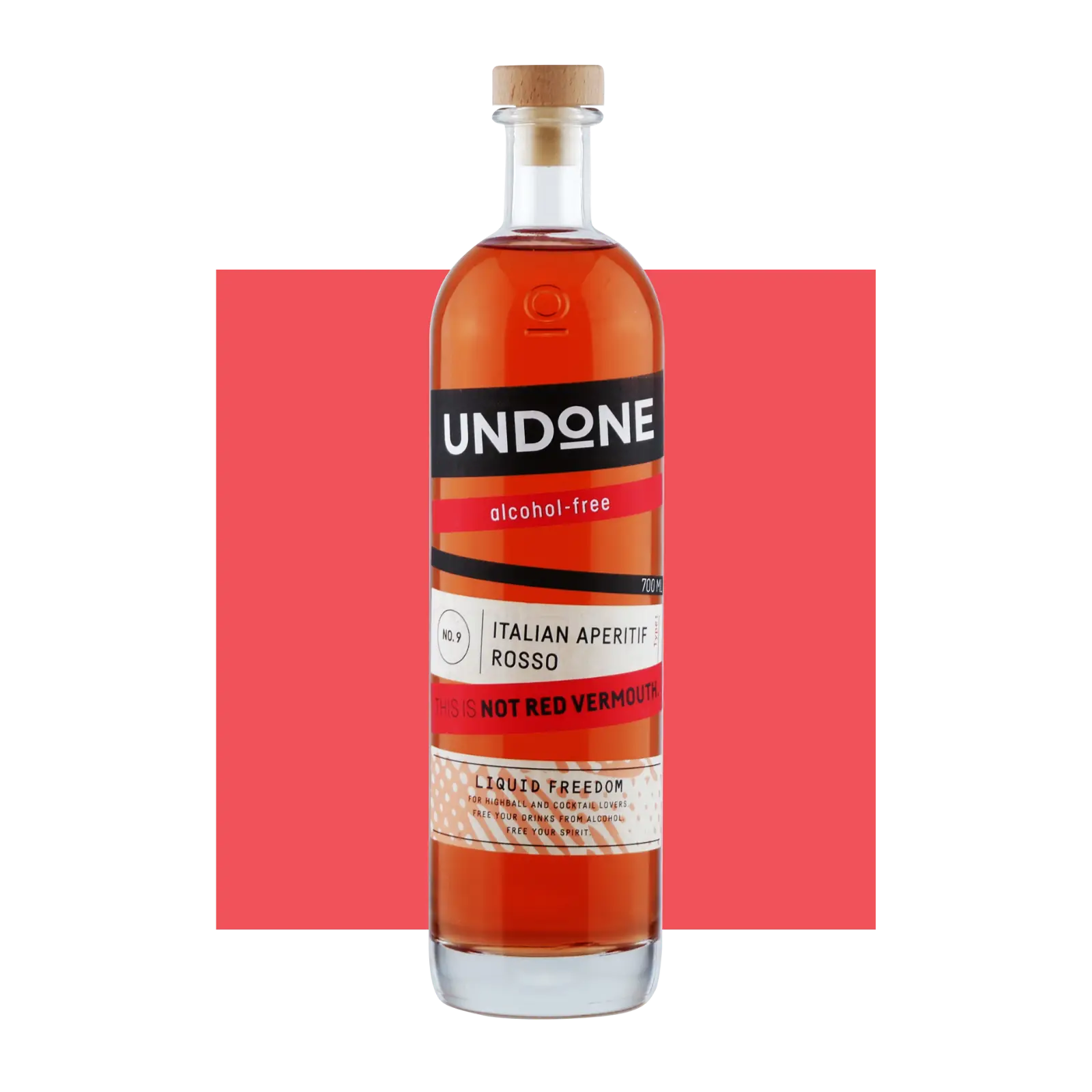 Ein Flasche Undone No. 9 This is not red vermouth