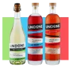 Drei Flaschen Undone Negroni Sbagliato Bundle, Sparkling Wine Blanc, Italian Bitter Aperitif und Italian Aperitif Rosso
