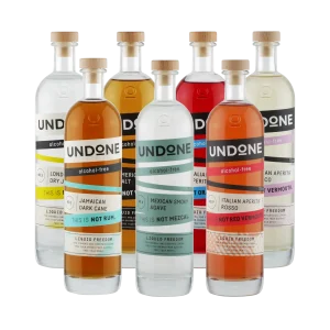 Sieben Flaschen Undone Mixology Bundle