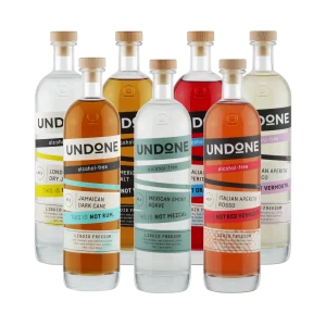 Sieben Flaschen Undone Mixology Bundle